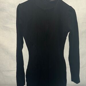 Black Long Sleeve Jumpsuit